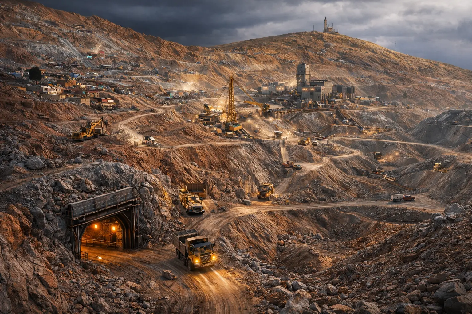 Aurora Goldfields Hub - centralized processing facility